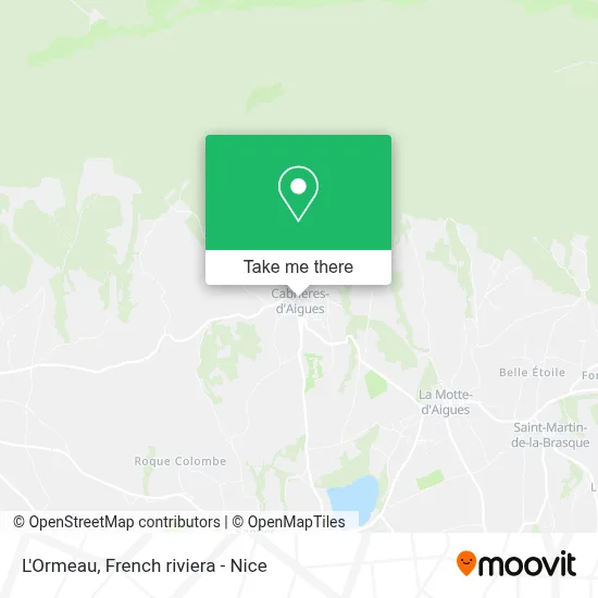 L'Ormeau map