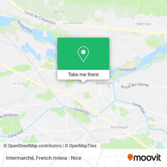 Intermarché map