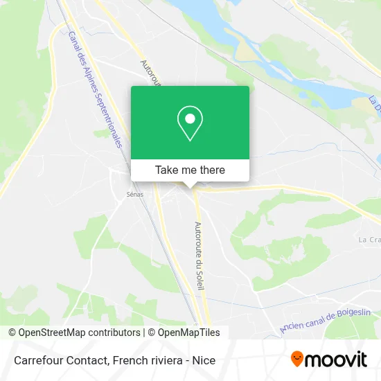 Carrefour Contact map