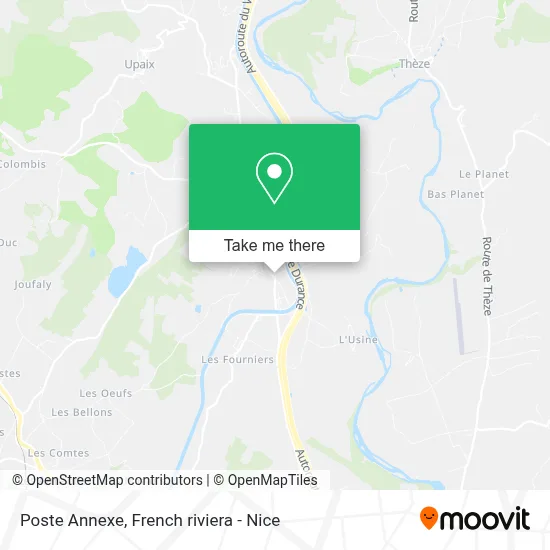 Poste Annexe map