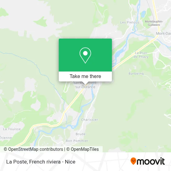 La Poste map