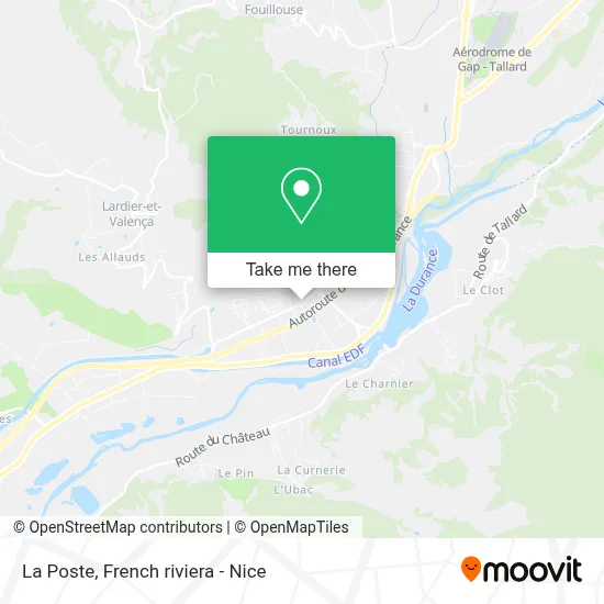 La Poste map