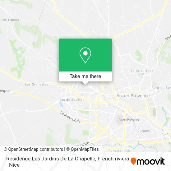 Résidence Les Jardins De La Chapelle map