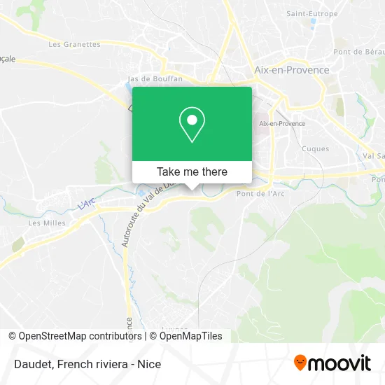 Daudet map