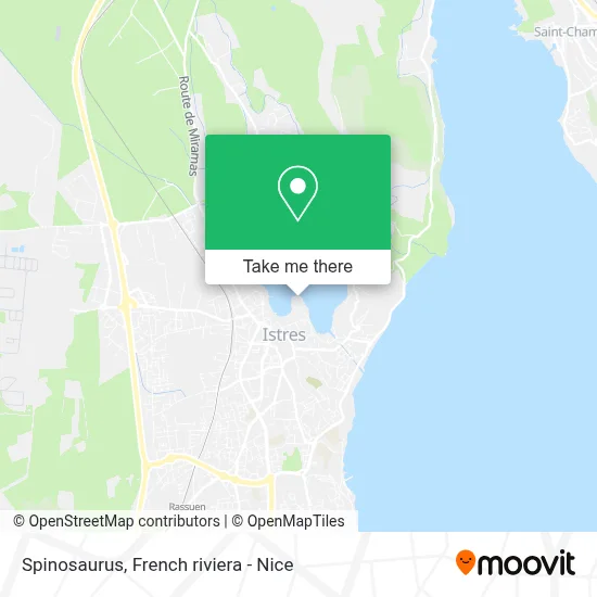 Spinosaurus map