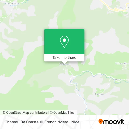 Chateau De Chasteuil map