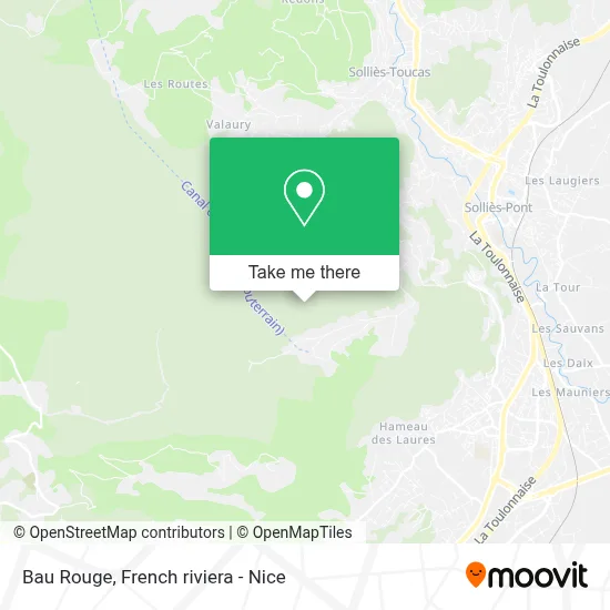 Bau Rouge map
