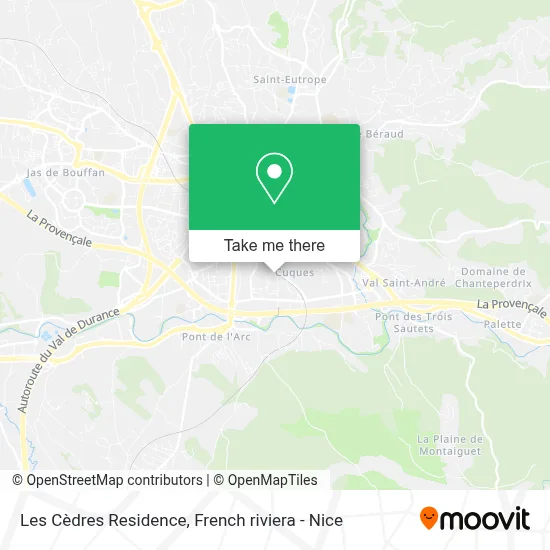 Résidence Les Cèdres map