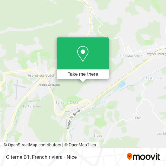 Citerne B1 map