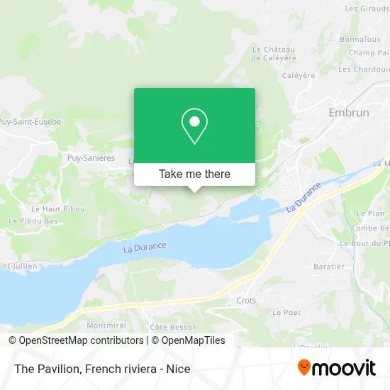 Le Pavillon map