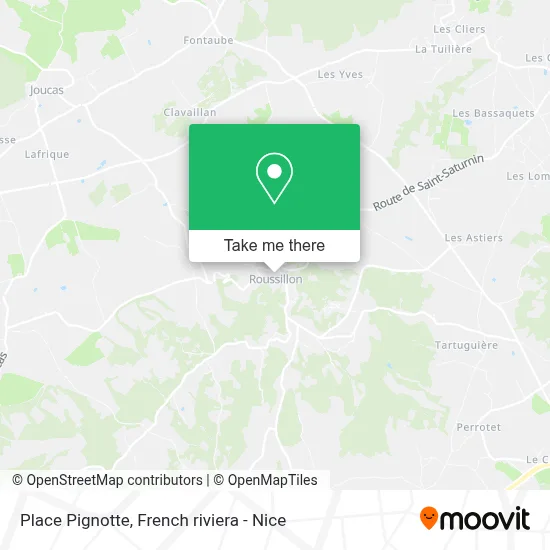 Place Pignotte map