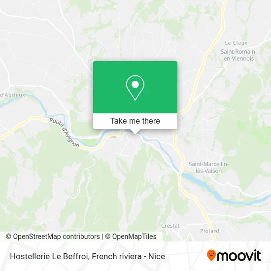 Hostellerie Le Beffroi map
