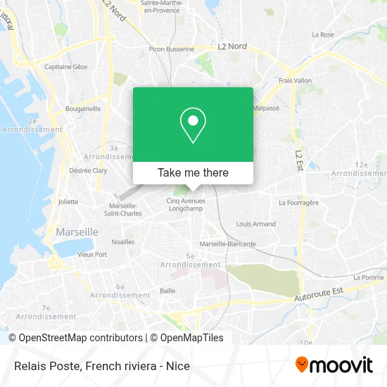 Relais Poste map