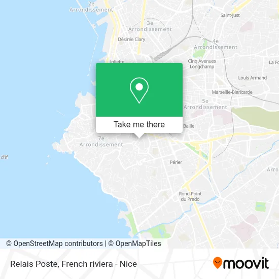 Relais Poste map