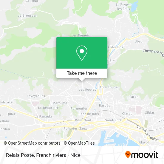 Relais Poste map