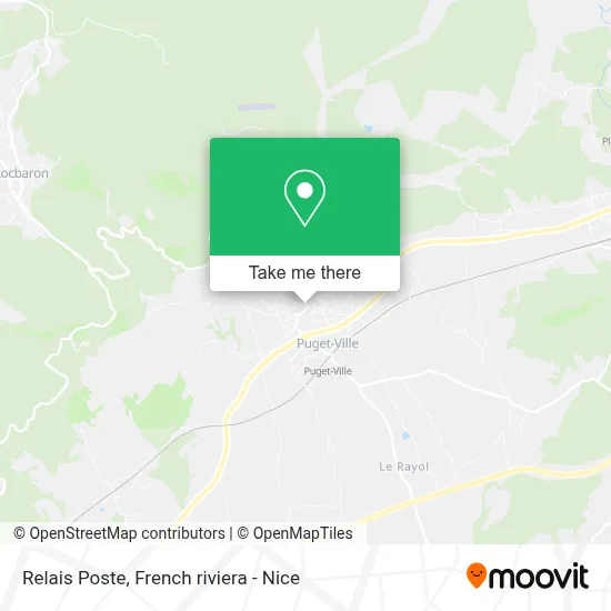 Relais Poste map