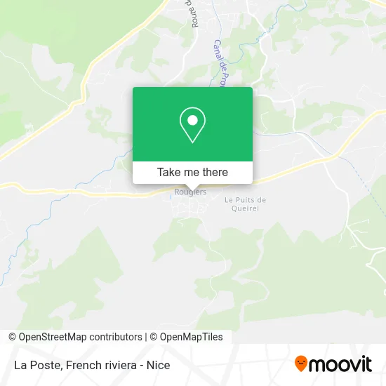 La Poste map