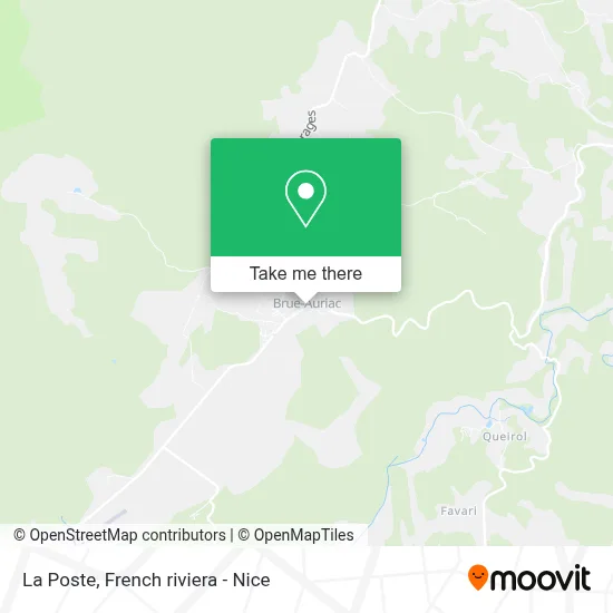 La Poste map