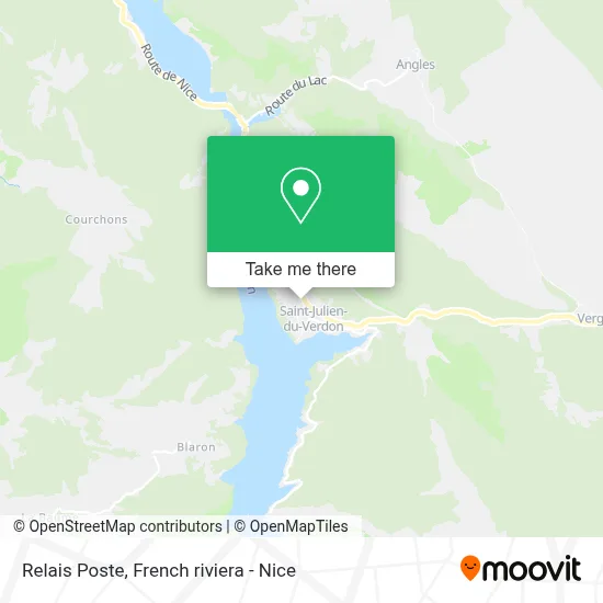Relais Poste map