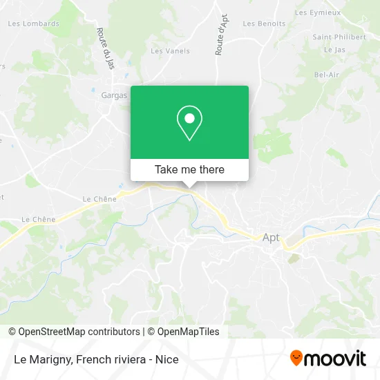 Le Marigny map