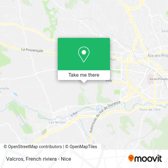 Valcros map