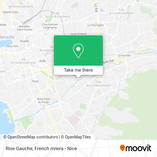 Rive Gauche map