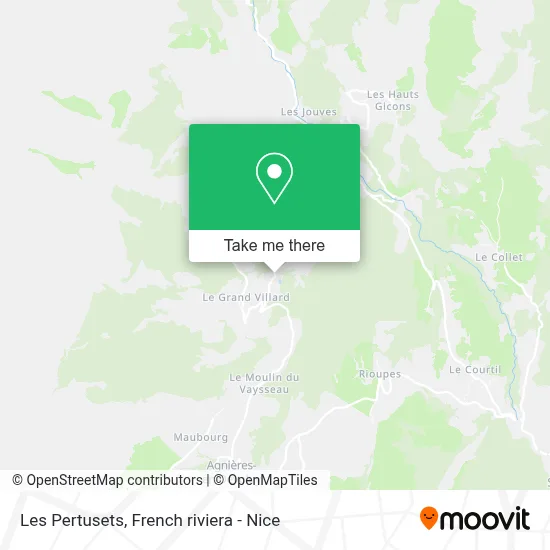 Les Pertusets map