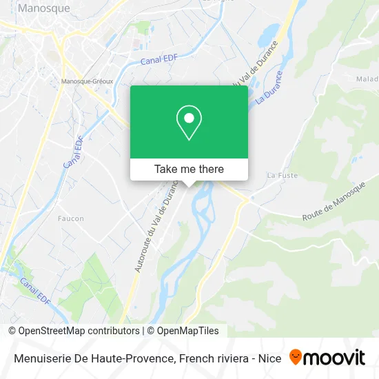 Menuiserie De Haute-Provence map