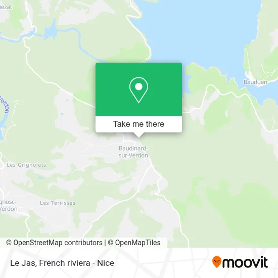 Le Jas map