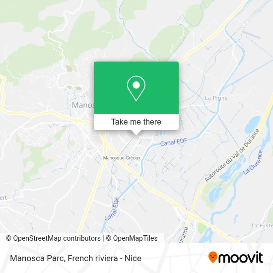 Manosca Parc map