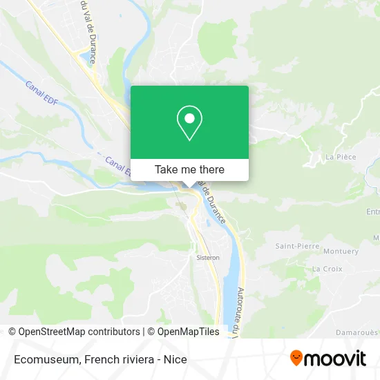 Ecomusée map