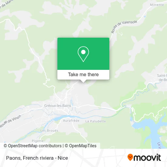 Paons map