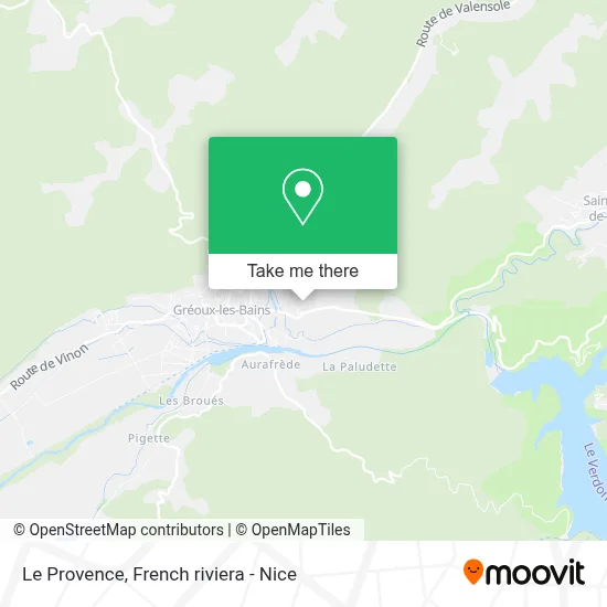 Le Provence map