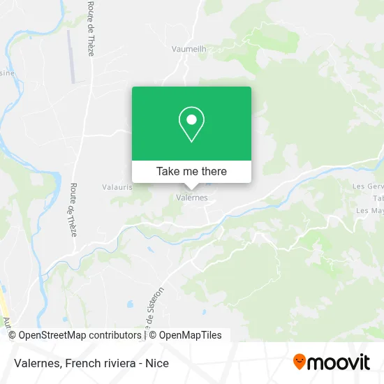 Valernes map
