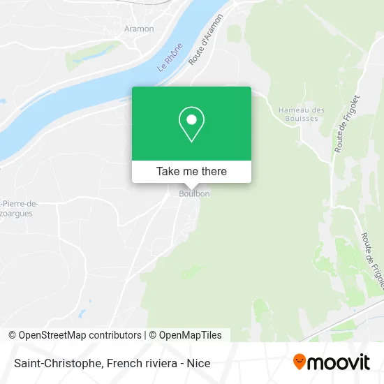 Saint-Christophe map
