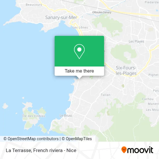 La Terrasse map