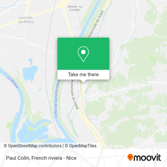 Paul Colin map
