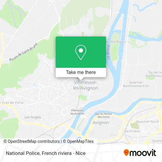 Police Nationale map