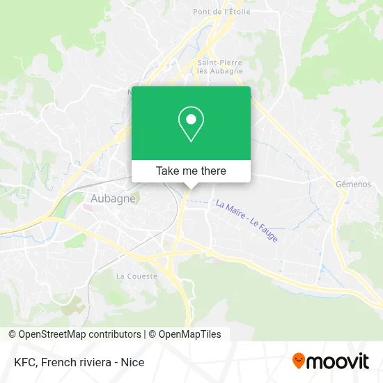 Kfc map