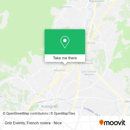 Gnb Events map