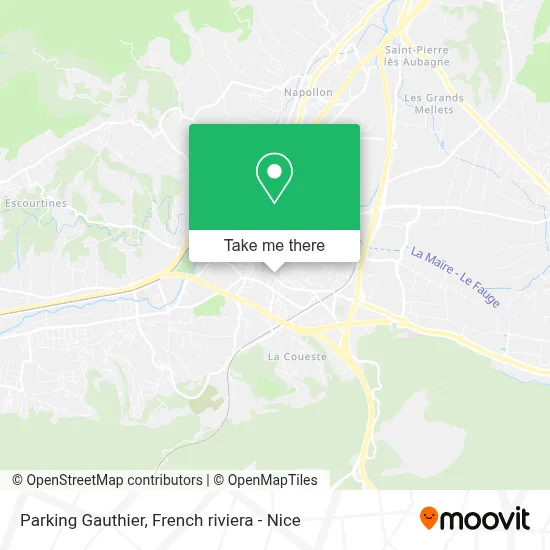 Parking Gauthier map