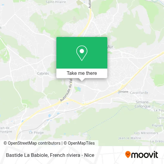 Bastide La Babiole map