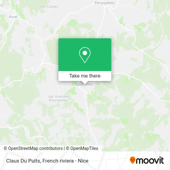 Claux Du Puits map