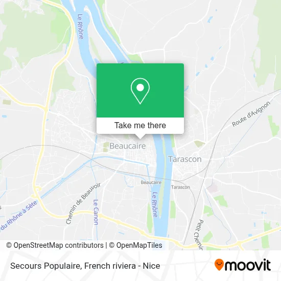 Secours Populaire map
