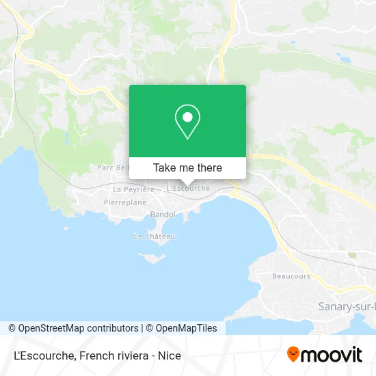 L'Escourche map
