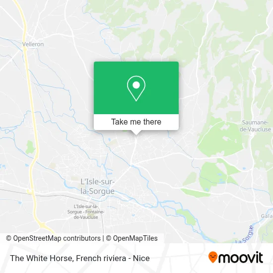 Le Cheval Blanc map