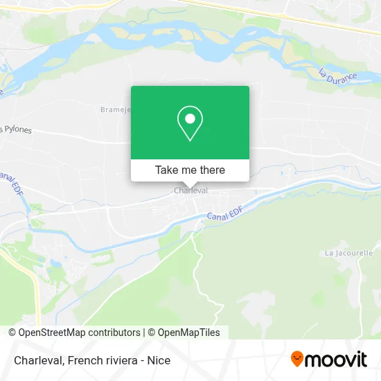 Charleval map