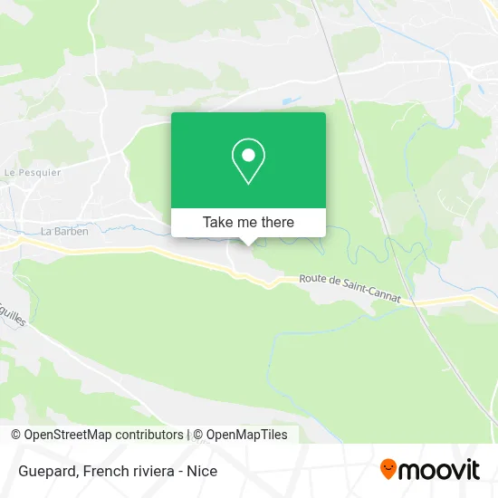 Guépard map