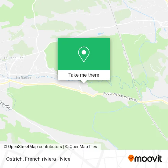 Autruche map