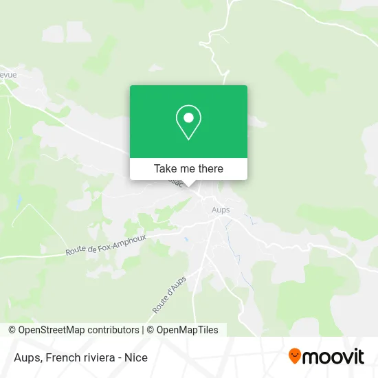 Aups map
